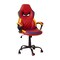 Flash Furniture Ergonomic Office Computer Chair - Adjustable Red &#x26; Yellow Designer Gaming Chair - 360? Swivel - Red Dual Wheel Casters